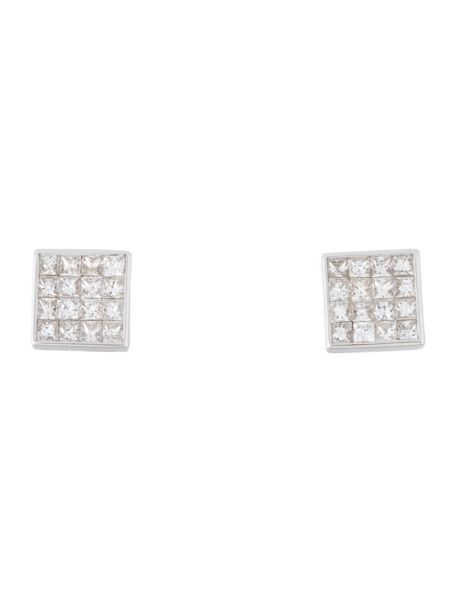 Earrings 18K 1.44ctw Diamond Stud