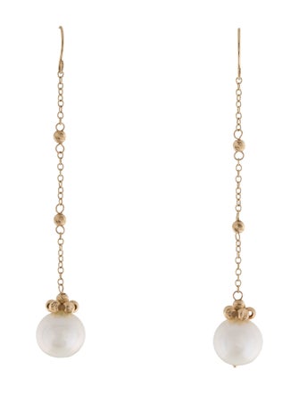 Earrings 14K Pearl Drop Earrings
