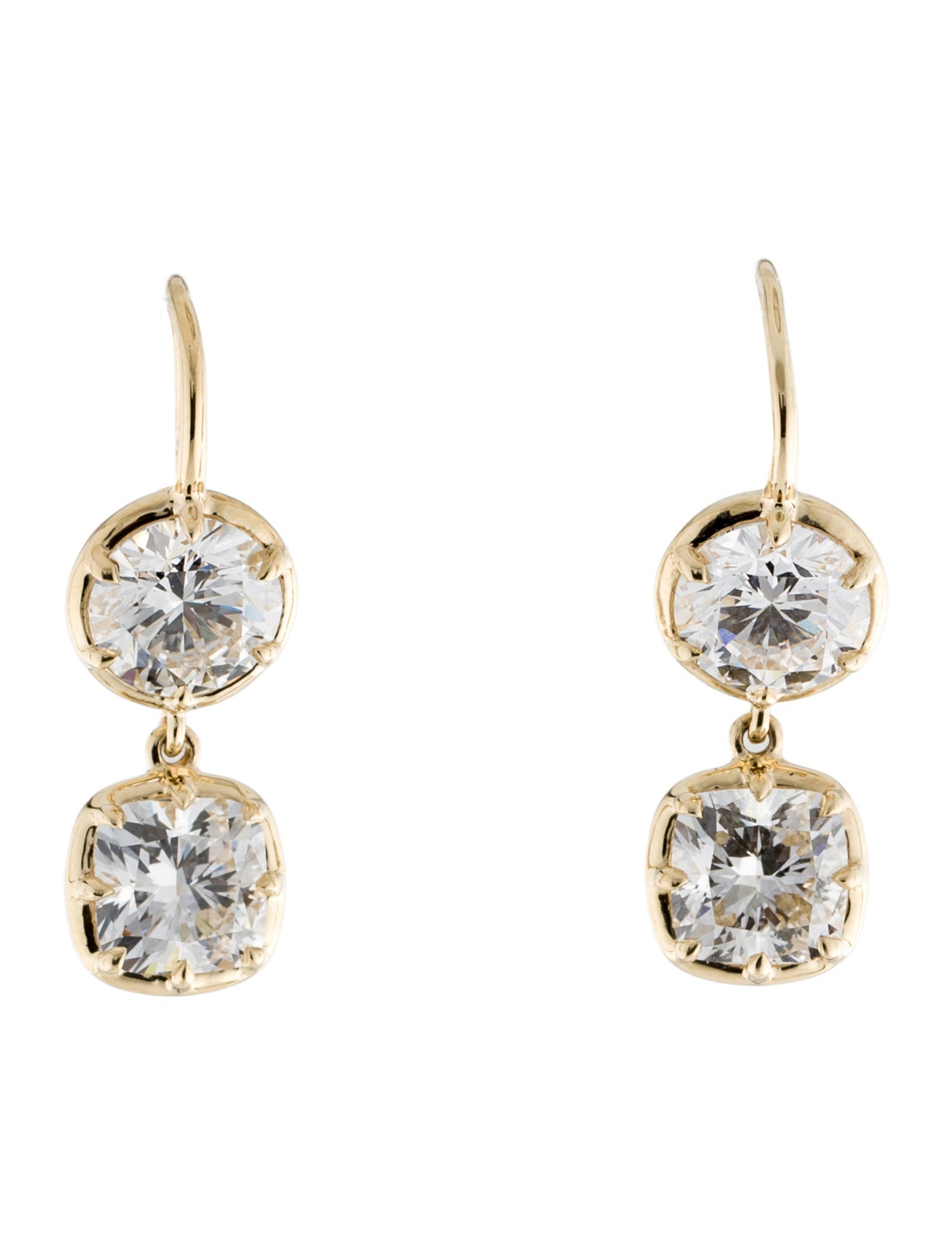 Earrings 14K 5.79ctw Lab-Grown Diamond Drop