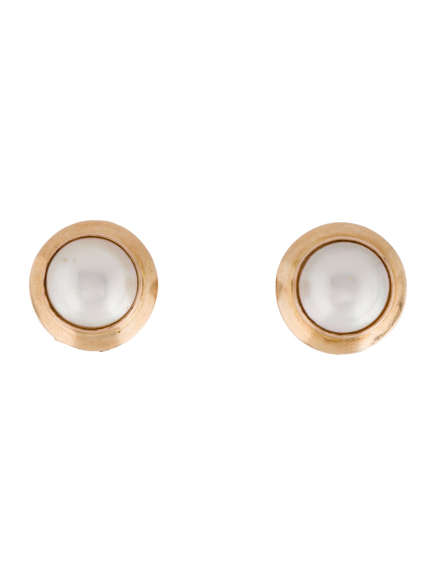 Earrings 14K Pearl Clip-On Earrings
