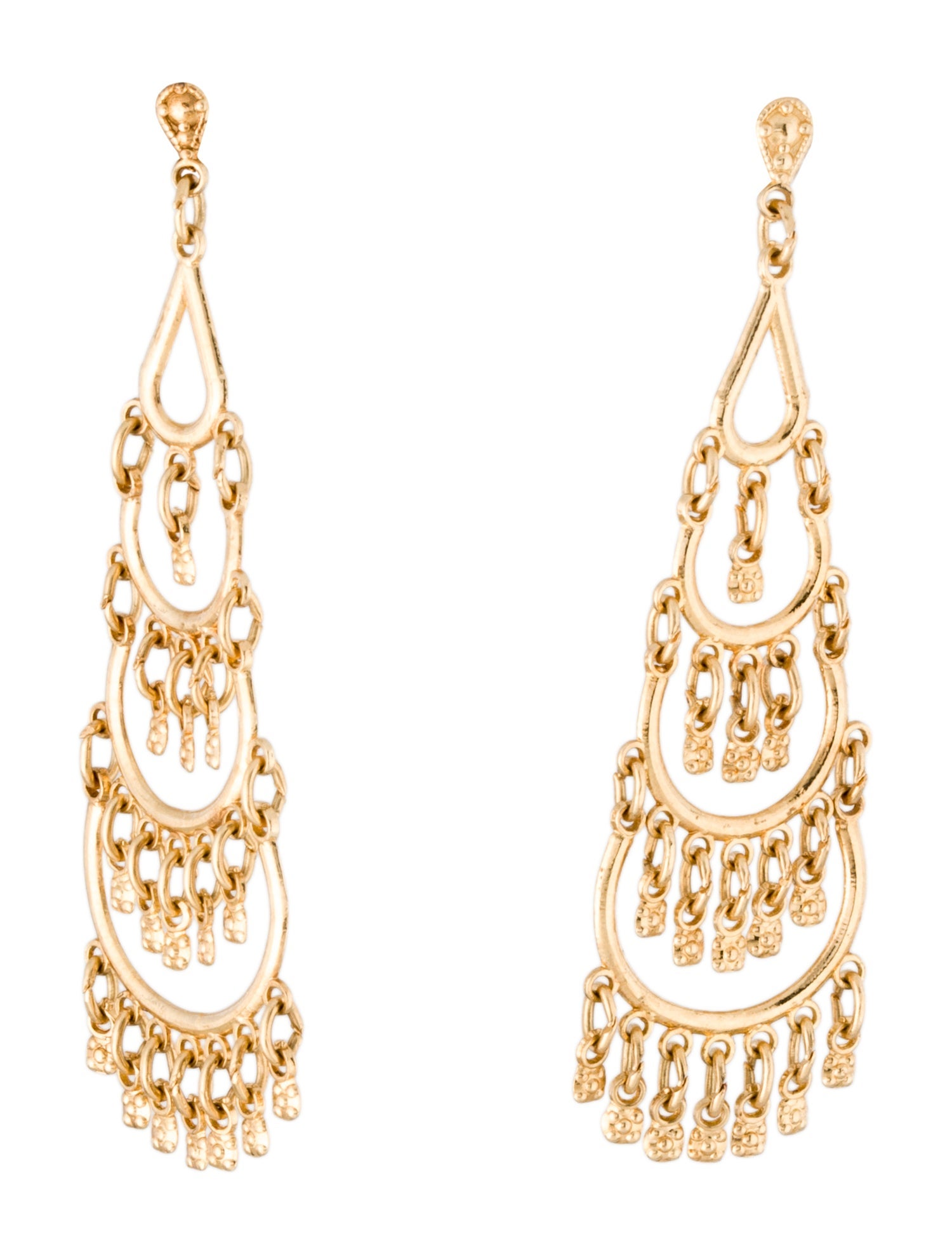 Earrings 14K Chandelier