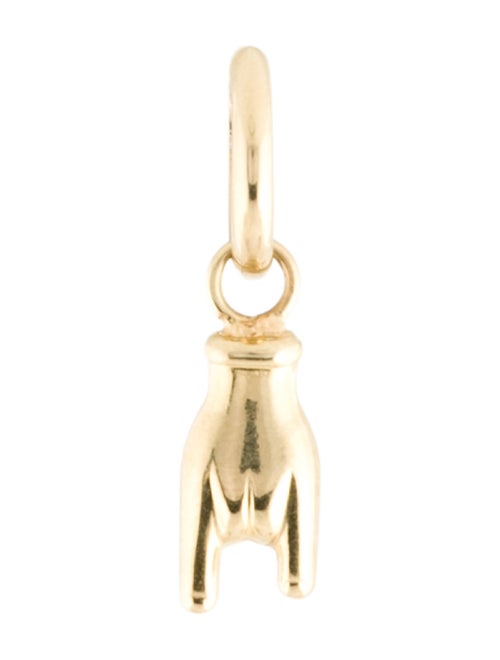 Earrings 14K Diamond Hand Convertible Drop Single Earring