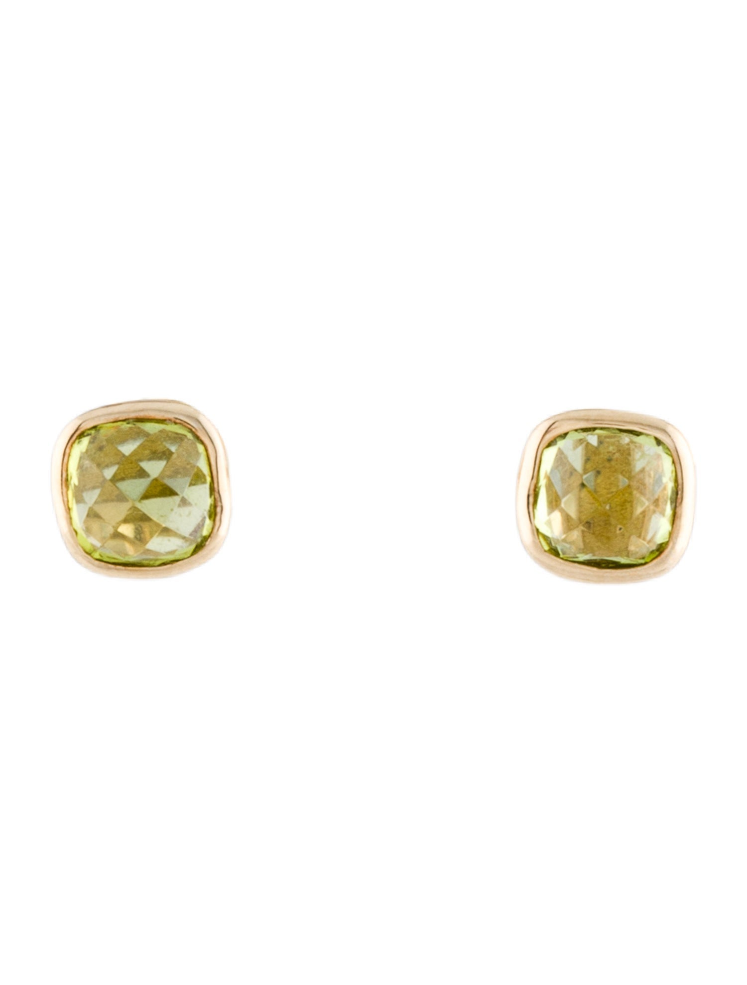 Earrings 14K Peridot Stud Earrings