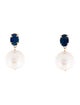 Earrings 14K Pearl & Opal Doublet Drop Earrings
