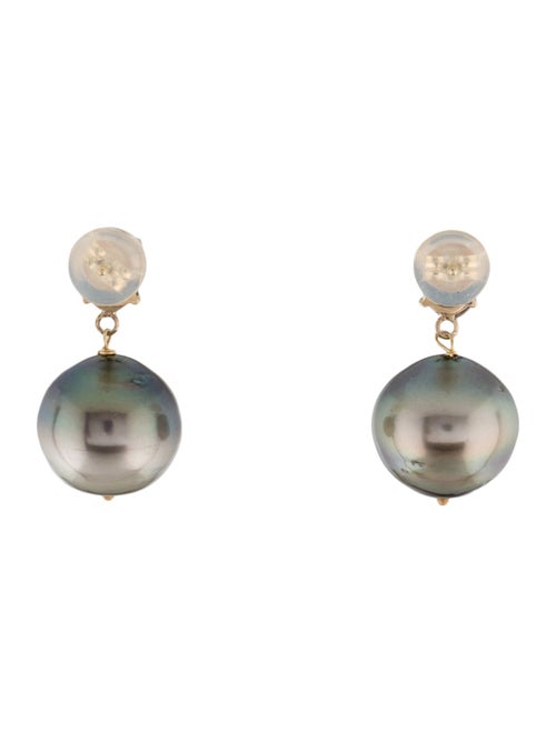 Earrings 14K Pearl & Opal Drop Earrings