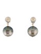 Earrings 14K Pearl & Opal Drop Earrings