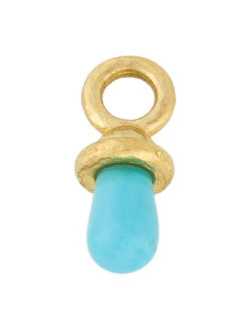 Earrings 19K Turquoise Drop Earring Charm