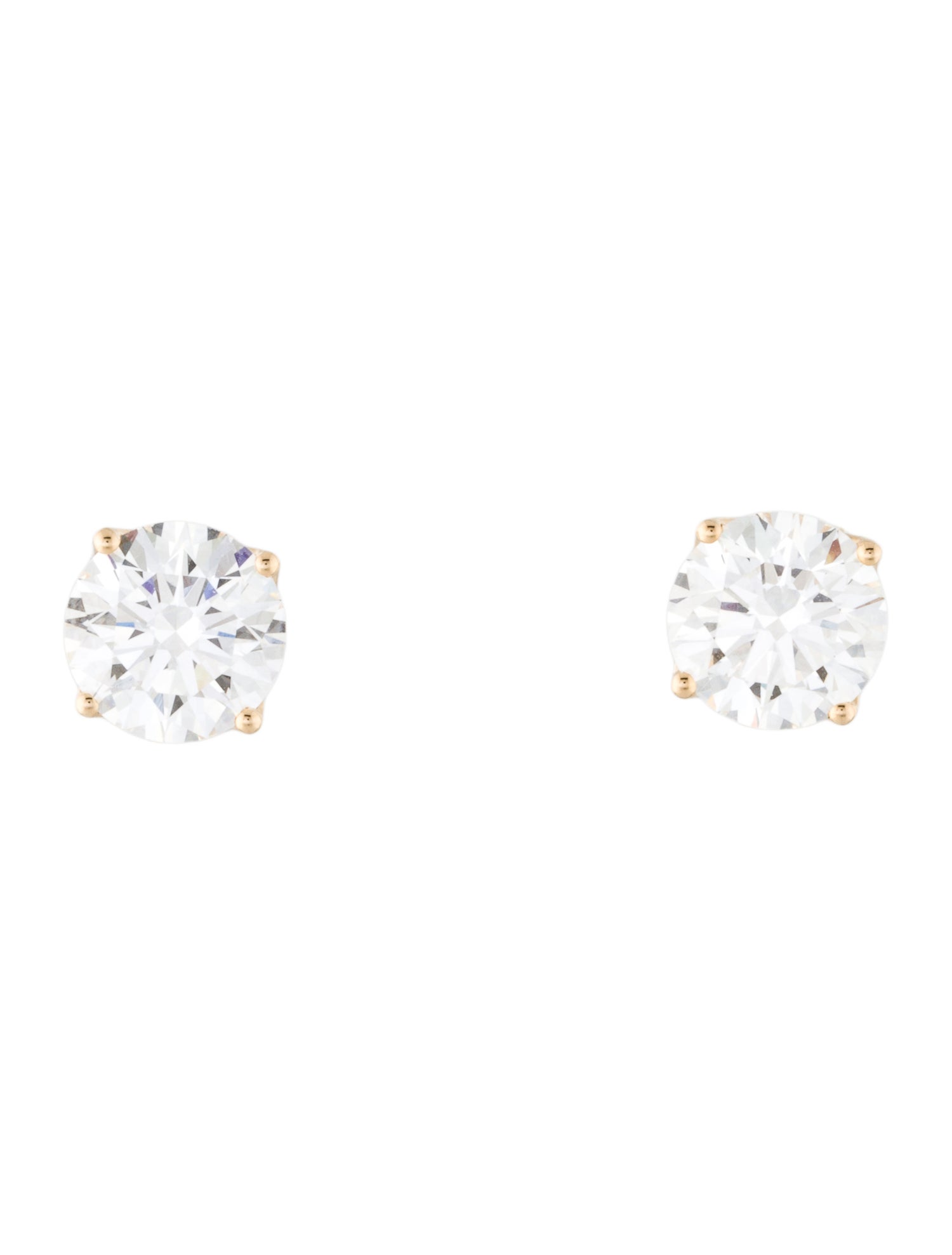 Earrings 14K 4.00ctw Lab-Grown Diamond Stud Earrings