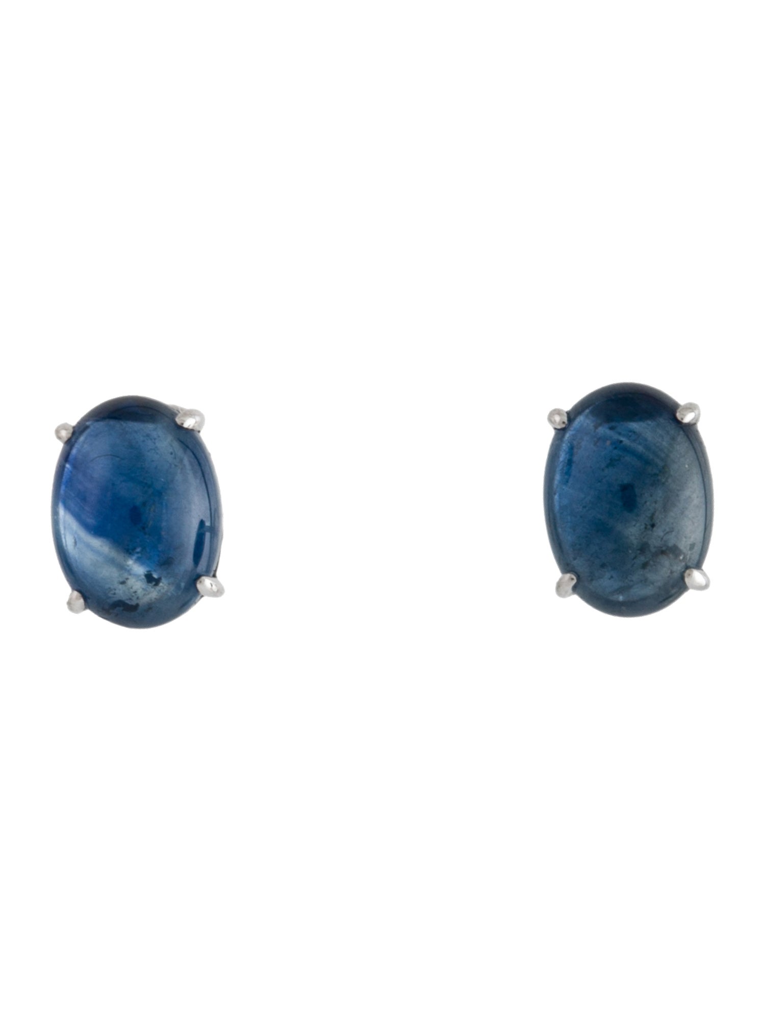 Earrings Platinum 2.83ctw Sapphire Stud Earrings