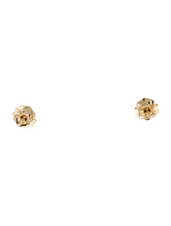 Earrings 14K Diamond Solitaire Stud Earrings