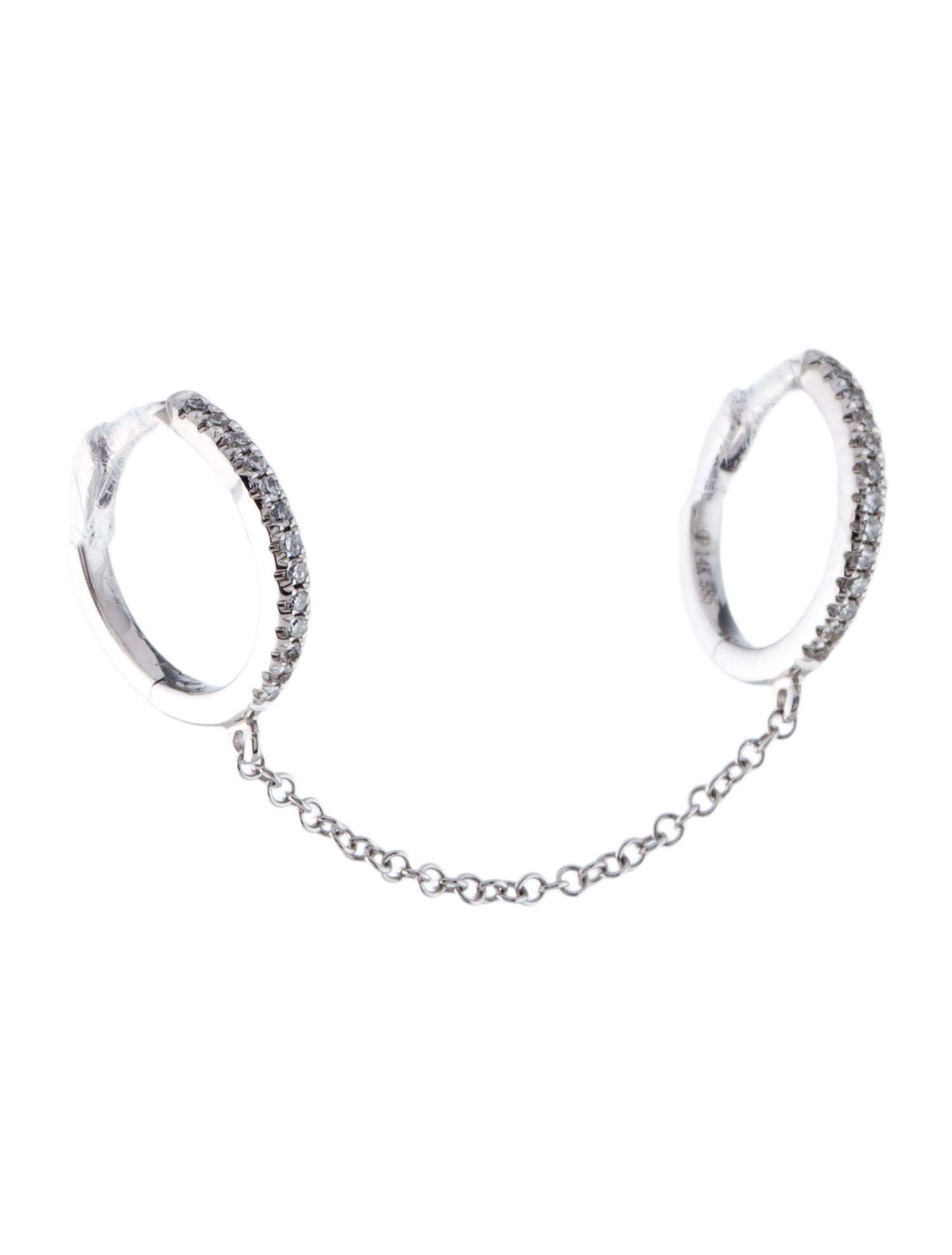 Earrings 14K Diamond Ear Climber