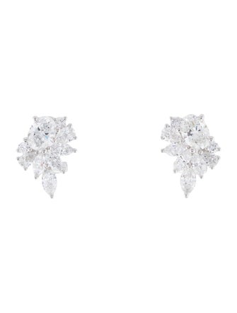 Earrings 14K 3.26ctw Lab-Grown Diamond Earclips