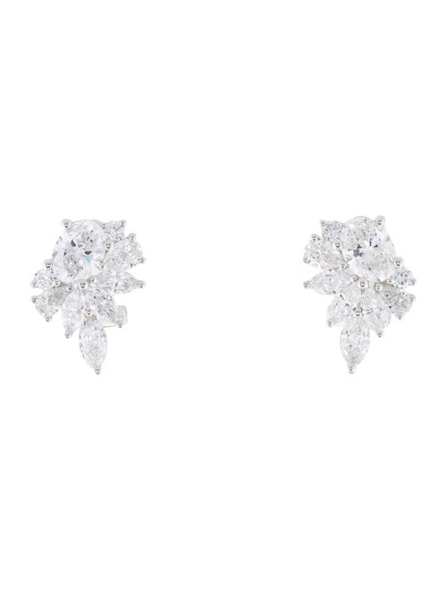 Earrings 14K 3.26ctw Lab-Grown Diamond Earclips