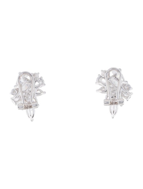 Earrings 14K 3.26ctw Lab-Grown Diamond Earclips