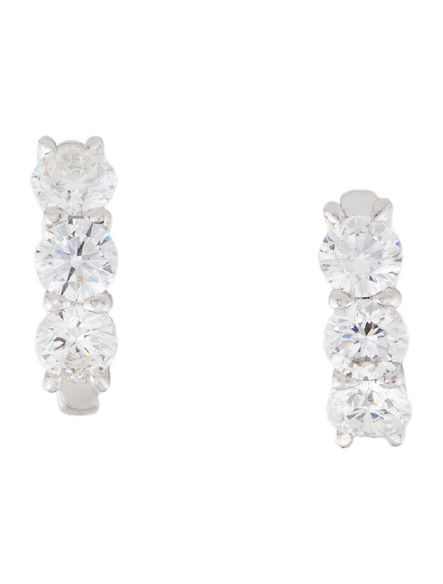 Earrings 14K 2.00ctw Lab-Grown Diamond Huggie