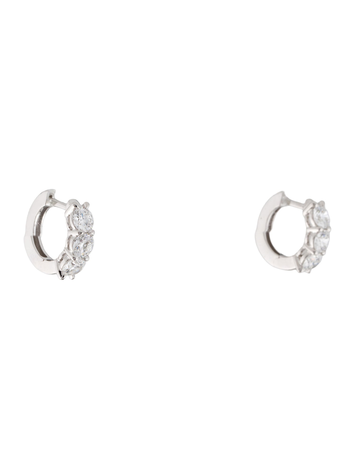 Earrings 14K 2.00ctw Lab-Grown Diamond Huggie