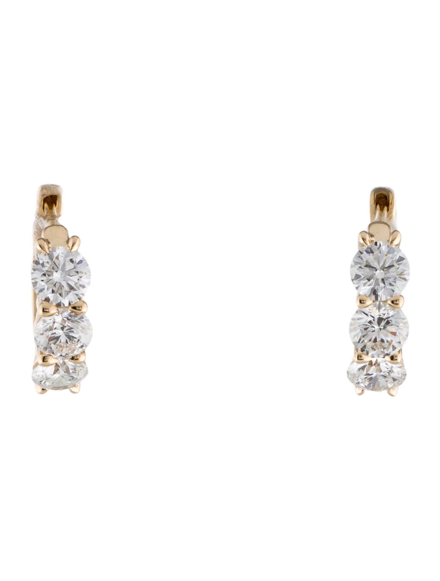 Earrings 14K 2.00ctw Lab-Grown Huggie Earrings