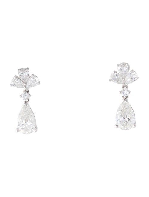 Earrings 14K 1.96ctw Lab-Grown Diamond Drop Earrings