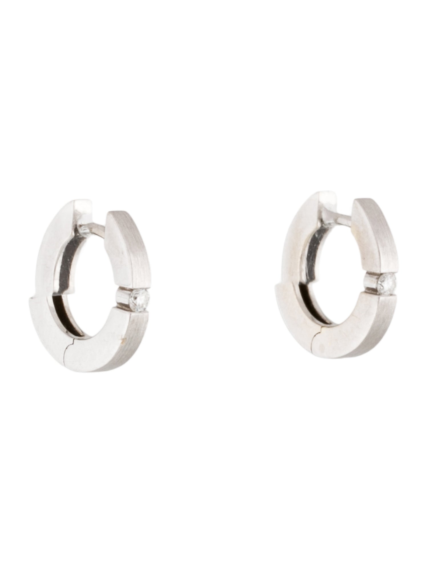 Earrings 14k Diamond Huggie