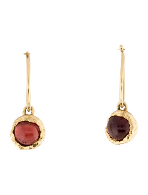 Earrings 18K 2.76ctw Spessartine Foil Style Drop Earrings