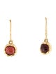 Earrings 18K 2.76ctw Spessartine Foil Style Drop Earrings