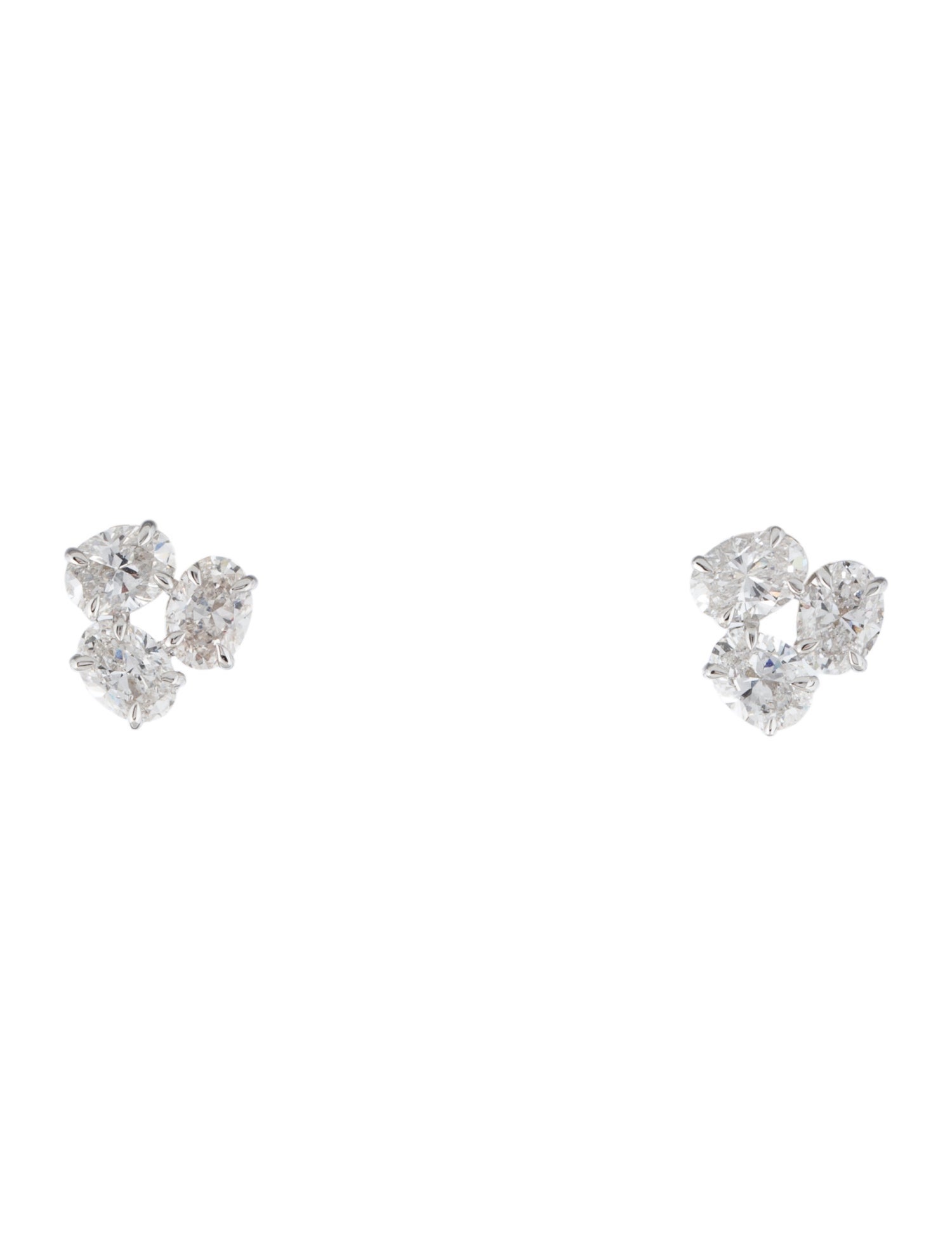 Earrings 14K 2.05ctw Lab-Grown Diamond Stud Earrings