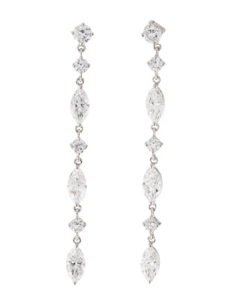Earrings 14K 4.18ctw Lab-Grown Diamond Drop Earrings