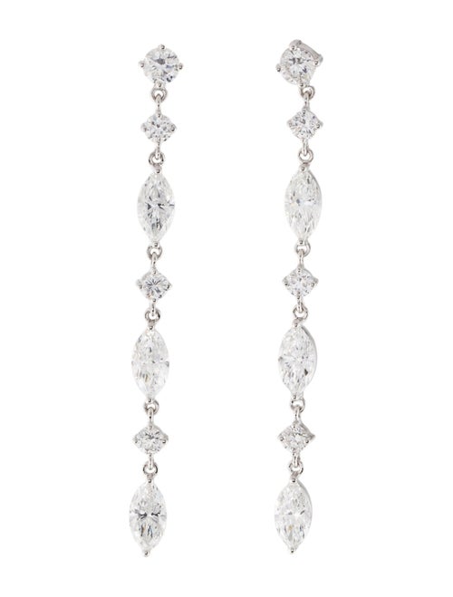 Earrings 14K 4.18ctw Lab-Grown Diamond Drop Earrings