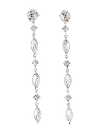 Earrings 14K 4.18ctw Lab-Grown Diamond Drop Earrings