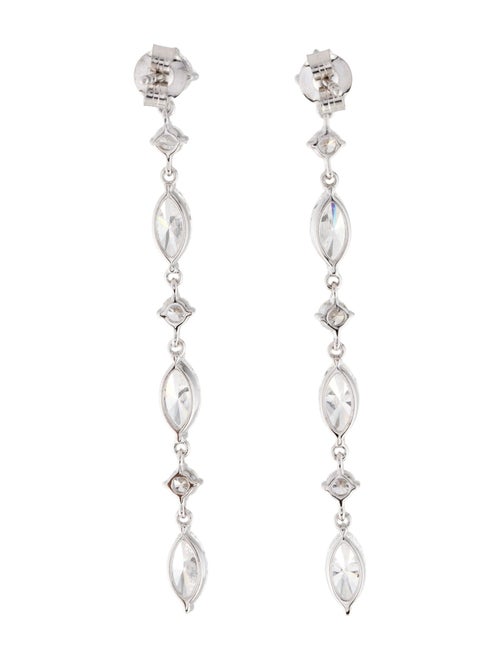 Earrings 14K 4.18ctw Lab-Grown Diamond Drop Earrings