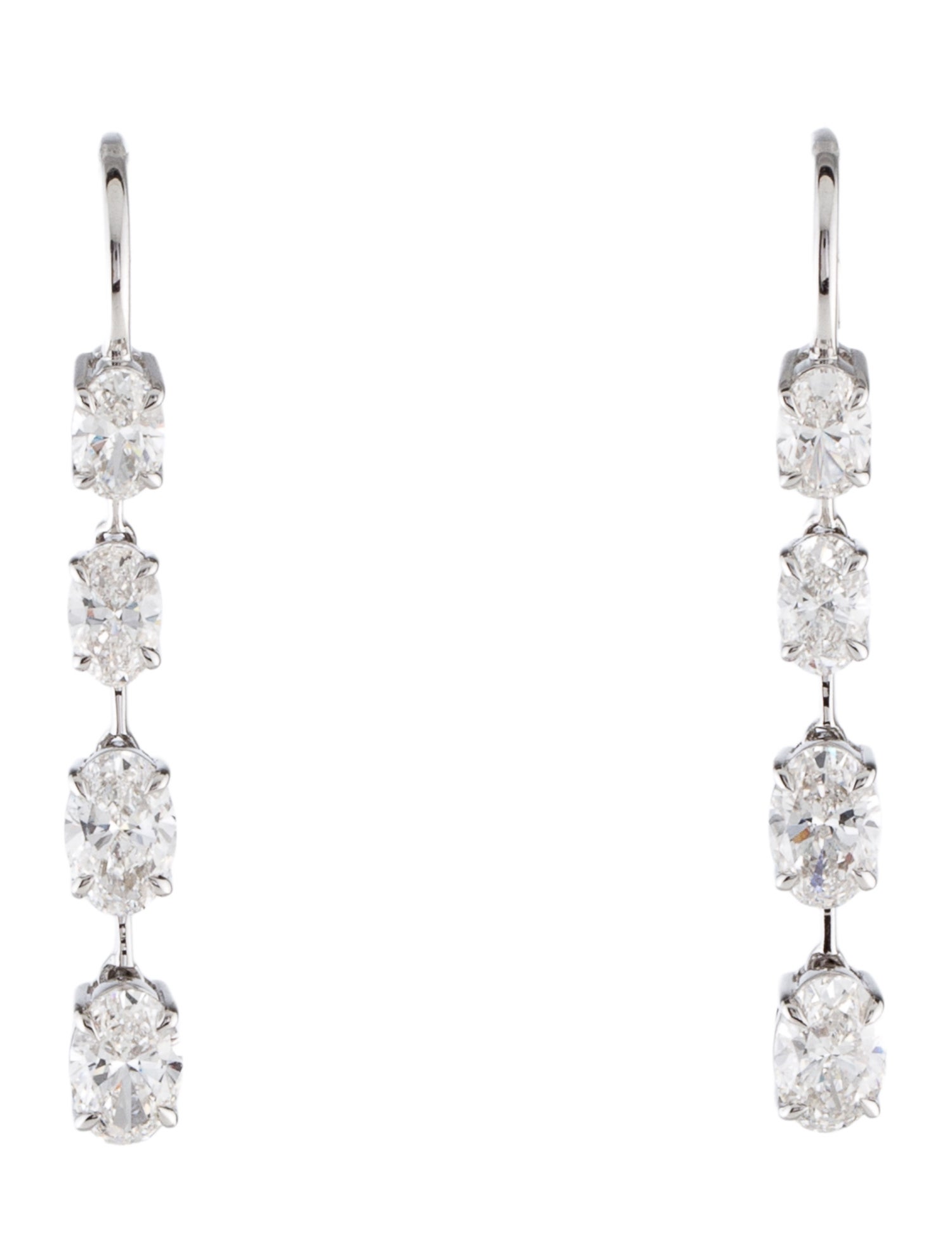 Earrings 14K 2.59ctw Lab-Grown Diamond Drop Earrings