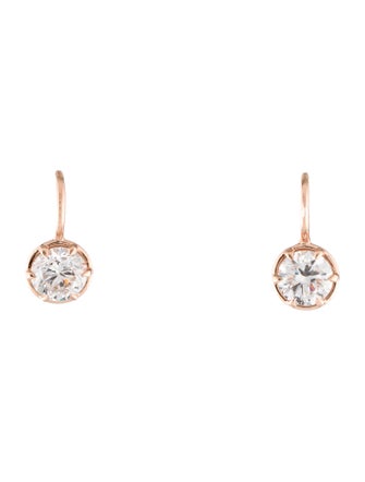 Earrings 14K 1.46ctw Lab-Grown Diamond Drop Earrings