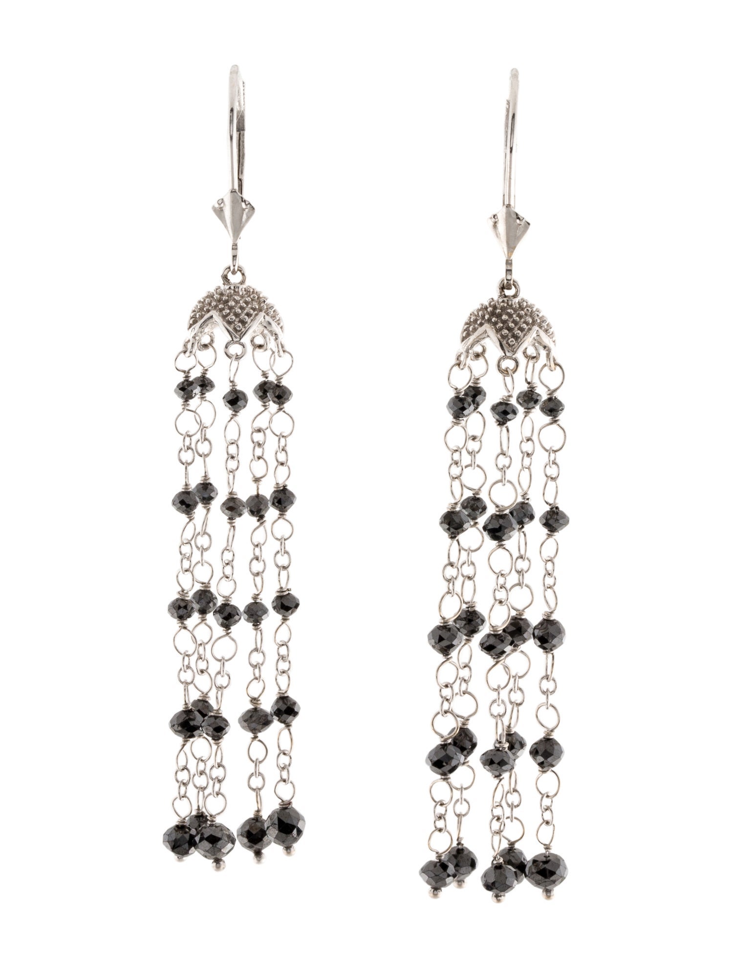 Earrings 18K Diamond Drop Earrings