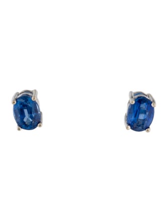 Earrings 14K 1.83ctw Kyanite Stud Earrings