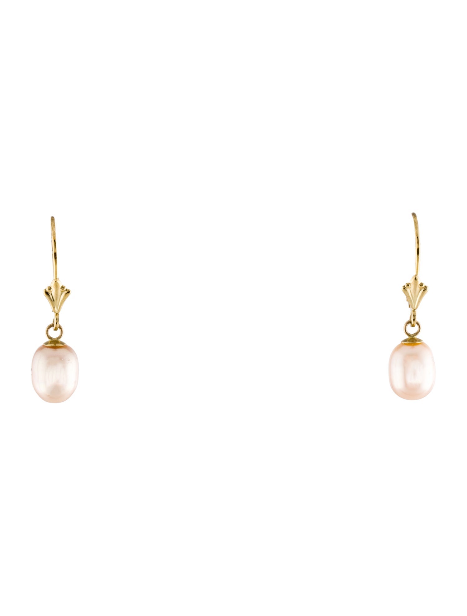 Earrings 14K Pearl Drop Earrings