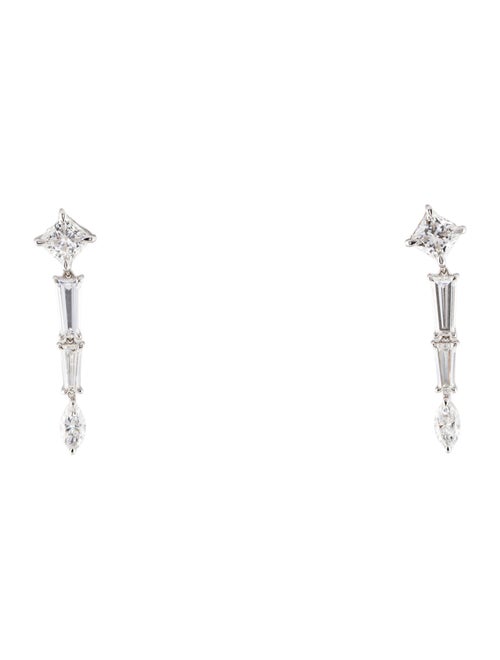 Earrings 14K 4.80ctw Lab-Grown Diamond Drop Earrings