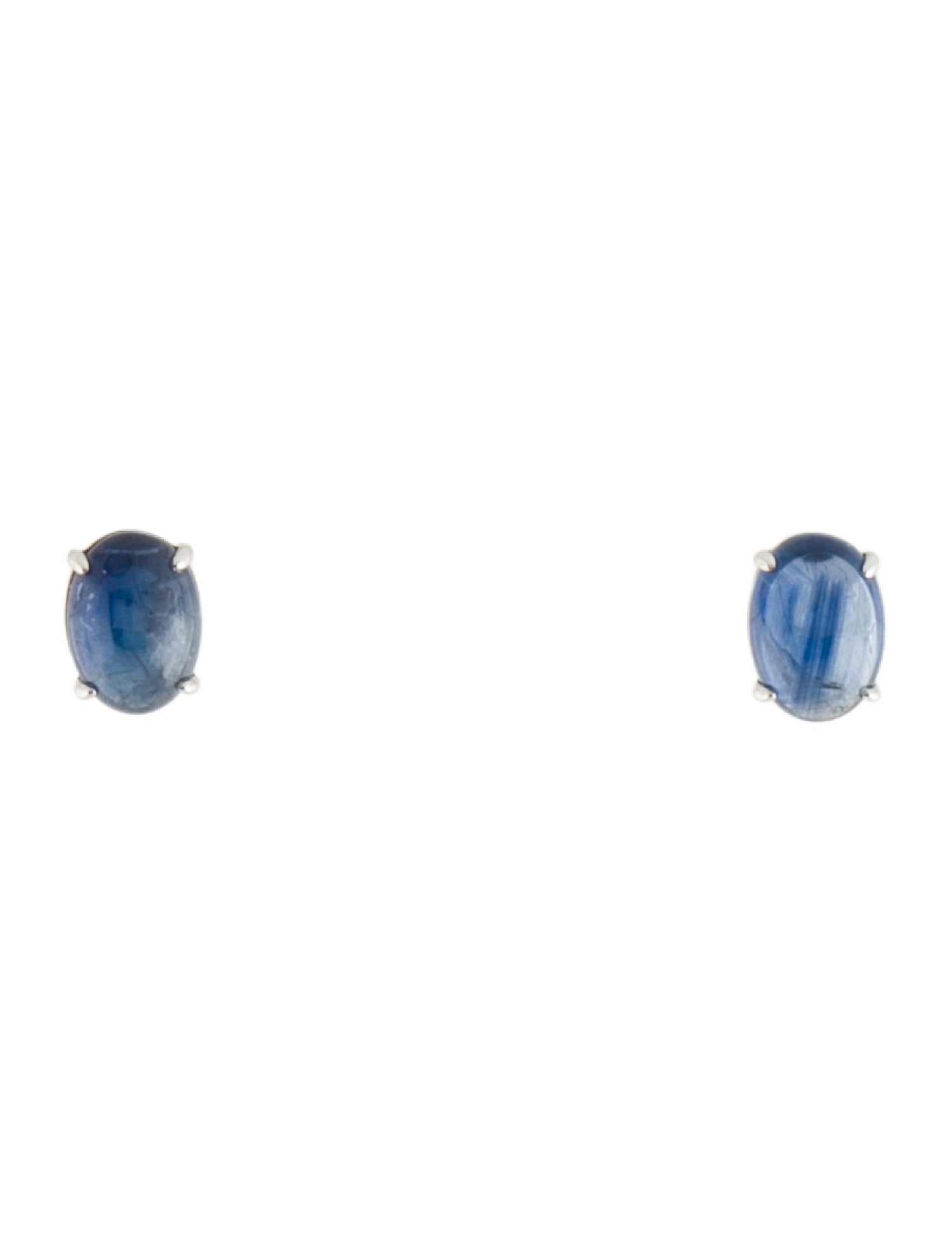 Earrings Platinum Sapphire Stud Earrings
