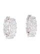 Earrings 14K 3.15ctw Lab-Grown Diamond Inside-Out Huggie Earrings