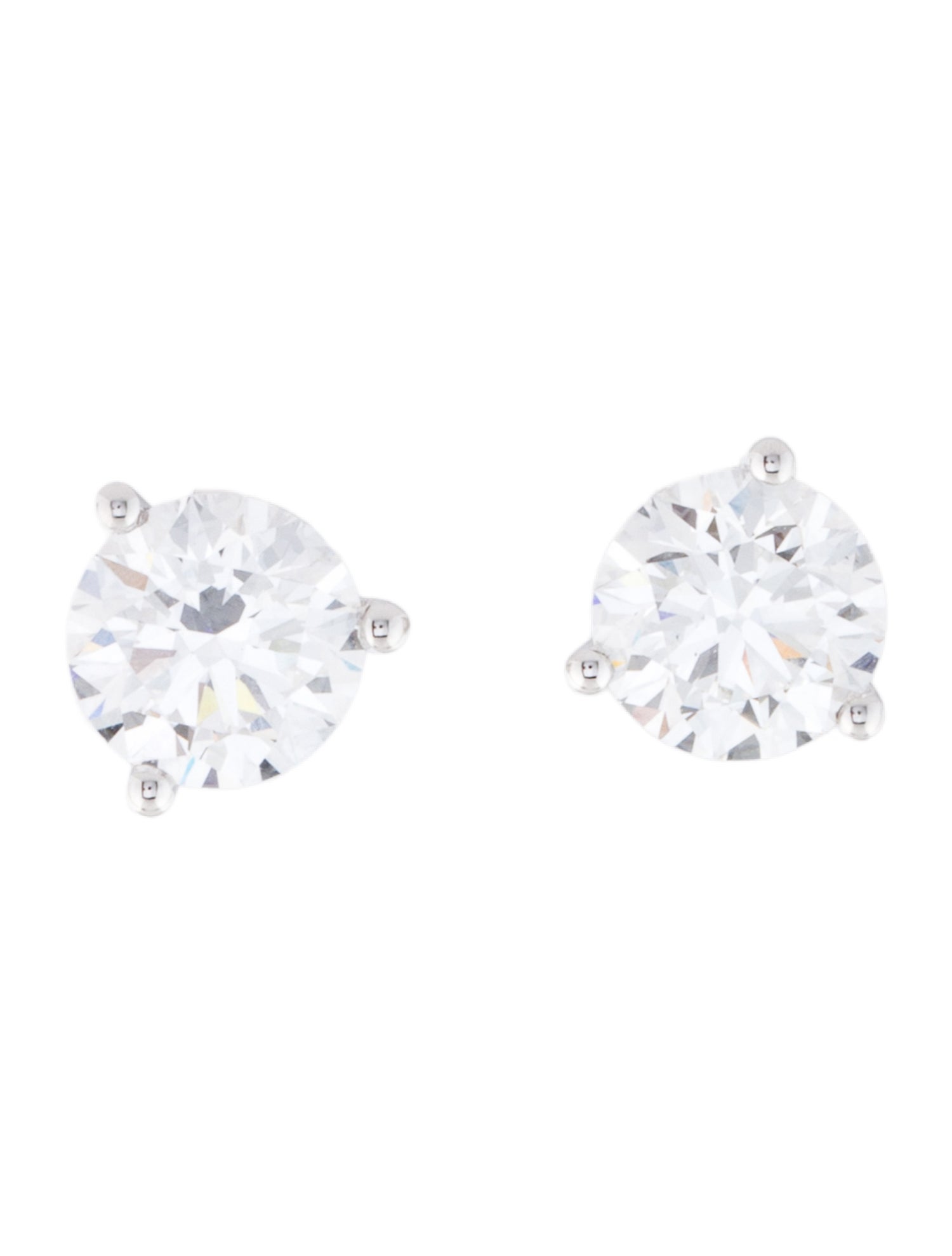 Earrings 14K 3.04ctw Lab-Grown Diamond Stud Earrings