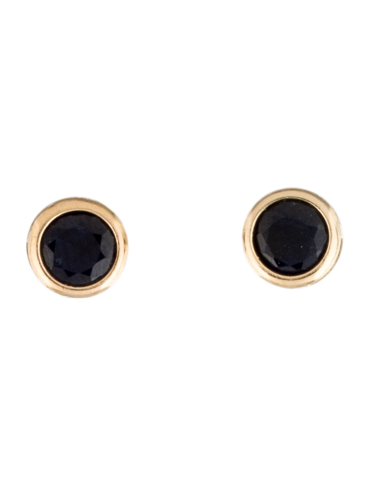 Earrings 14K Sapphire Stud Earrings