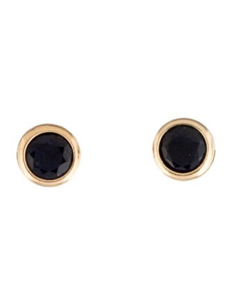 Earrings 14K Sapphire Stud Earrings