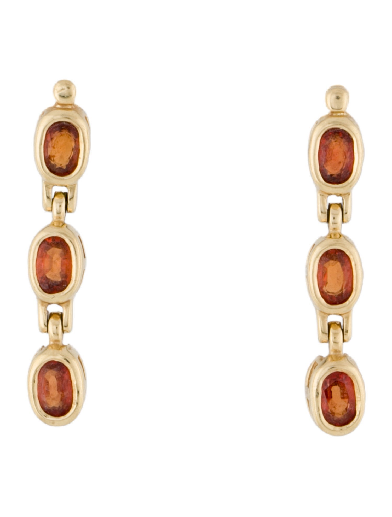 Earrings 18K 2.67ctw Sapphire Drop