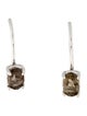 Earrings 14K Smoky Quartz Drop Earrings