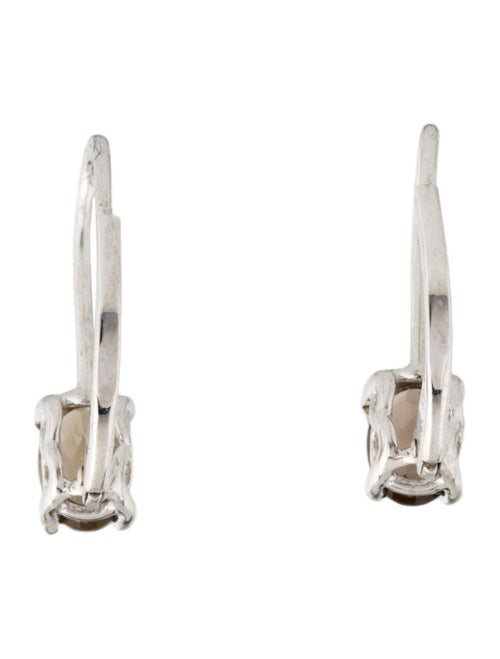 Earrings 14K Smoky Quartz Drop Earrings