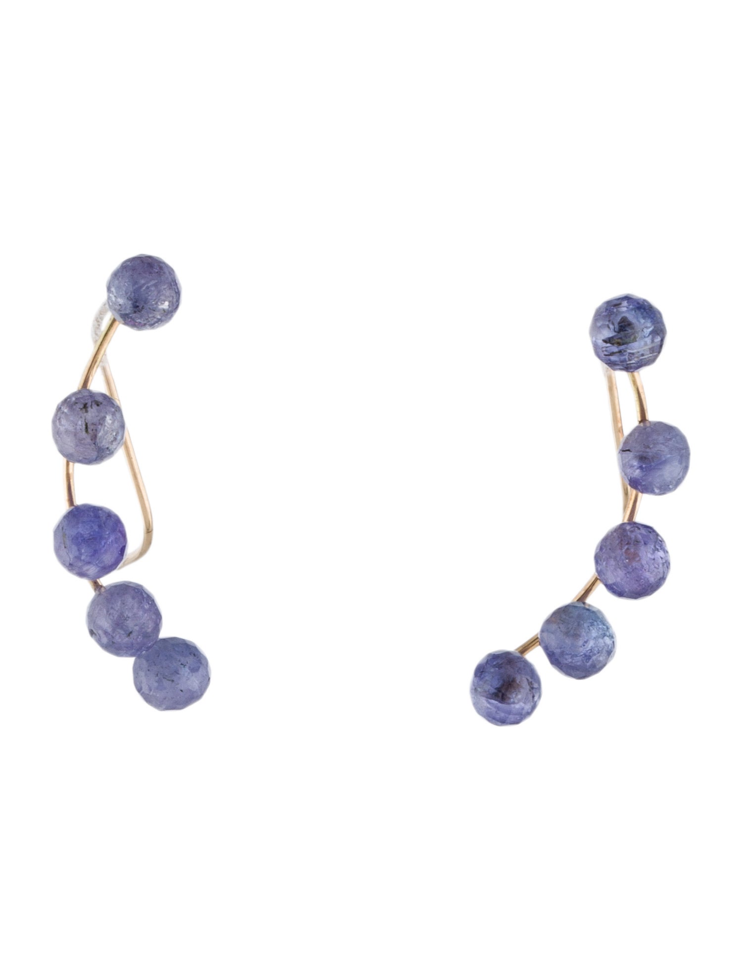 Earrings 14K Tanzanite Ear Climber