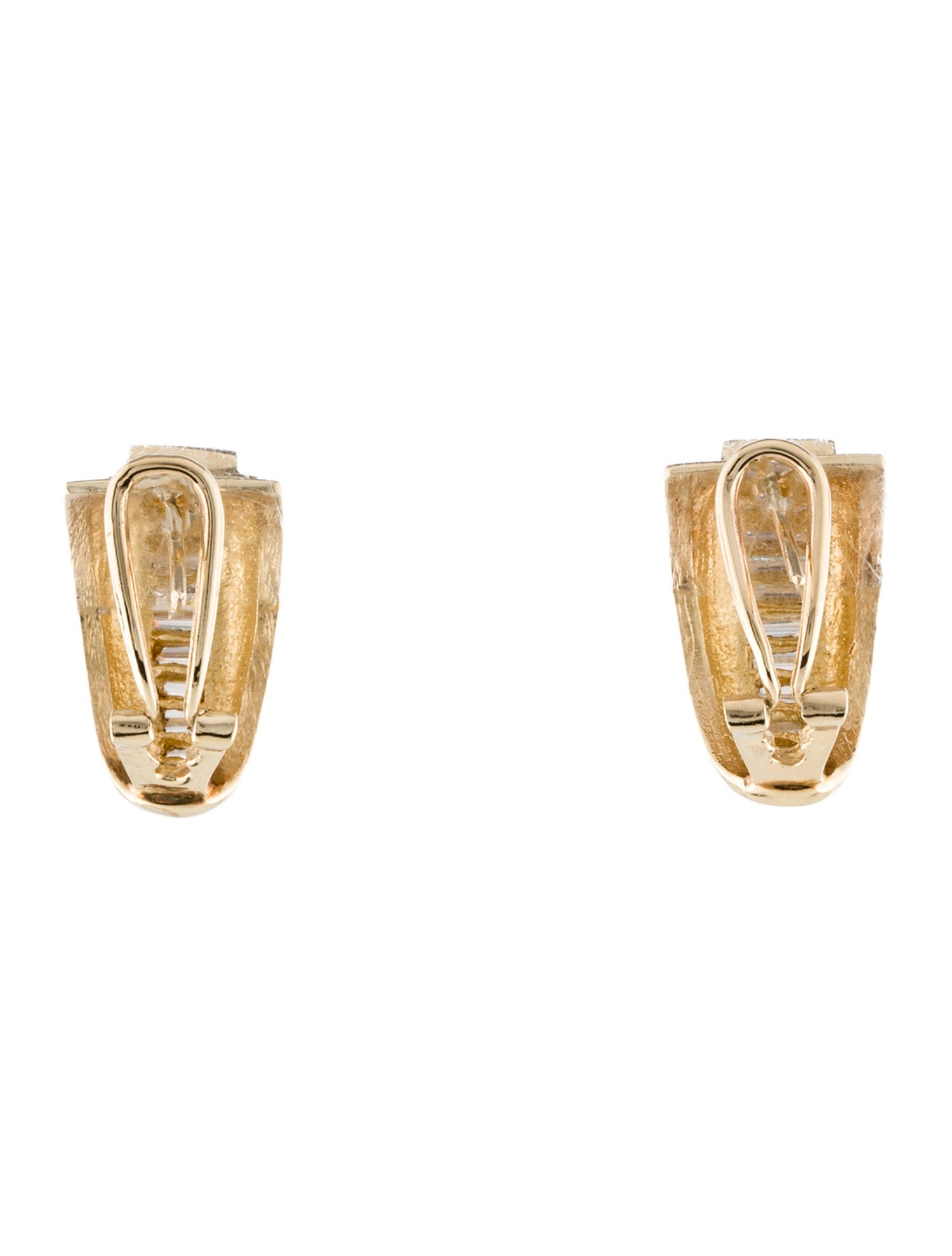 Earrings 14K 1.72ctw Diamond Hoop Earrings