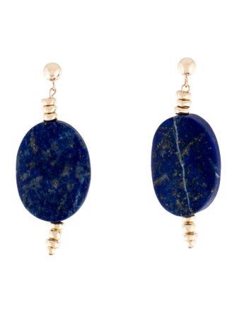 Earrings 14K Lapis Lazuli Drop Earrings