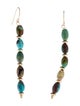 Earrings 14K Turquoise Beaded Drop Earrings