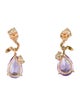 Earrings Mandelstam 18K Diamond & Multistone Drop Earrings