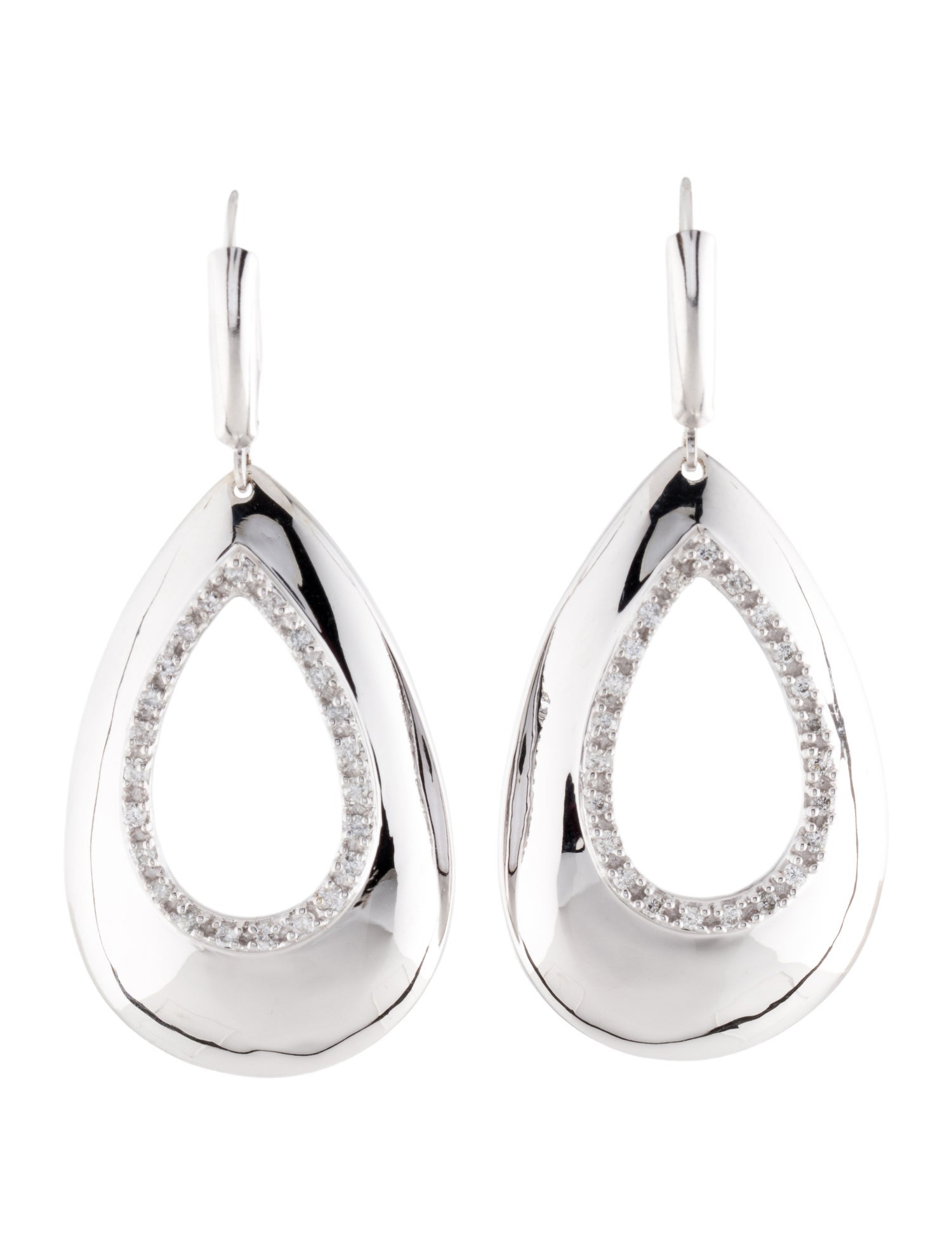 Earrings 14K Diamond Teardrop